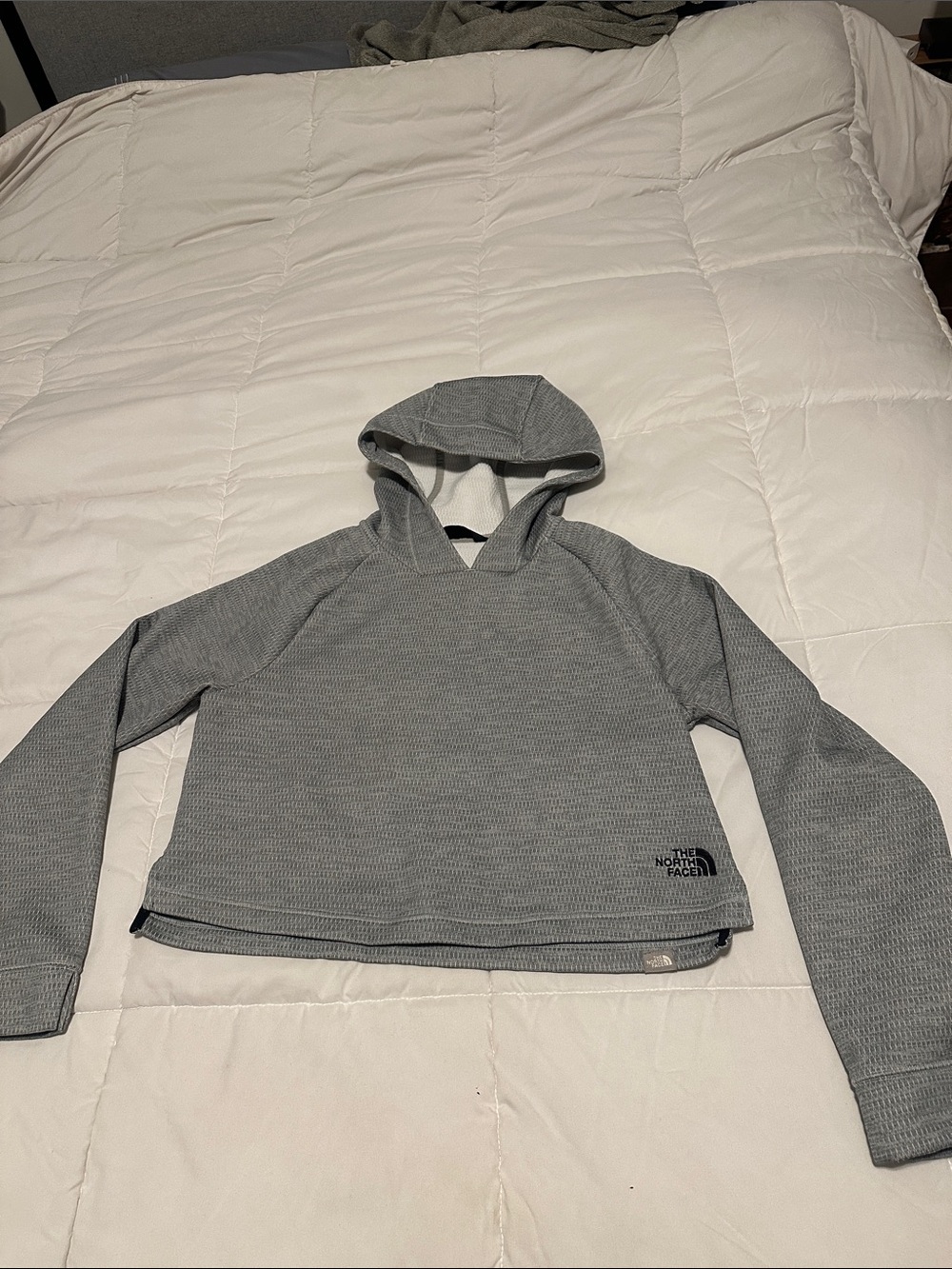 North face crop hoodie